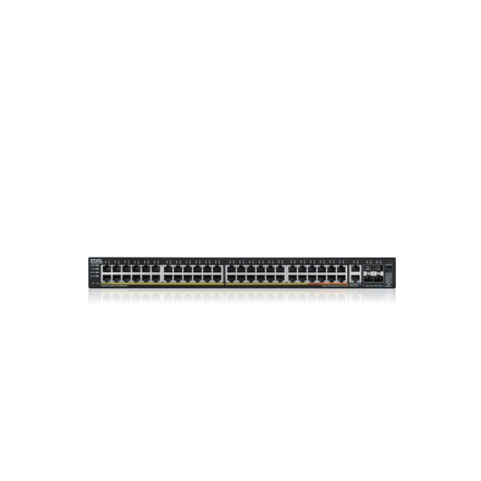 ZyXEL XGS2220-54HP, L3 Access Switch, 600W PoE, 40xPoE+/10xPoE++, 48x1G RJ45 2x10mG RJ45, 4x10G SFP+ Uplink, incl. 1 yr NebulaFlex Pro на супер цена