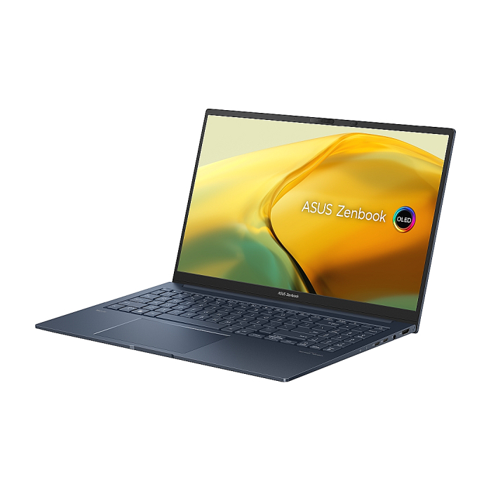 Asus S Zenbook OLED UM3504DA-OLED-MA731X,AMD Ryzen 7 7735U(8-core/16-thread, 16MB cache, up to 4.8 GHz max boost), OLED 15.6" 2.8K (2880 x 1620), 16GB LPDDR5(ON BD), 1TB SSD,Windows 11 Pro, Ponder Blue (тъмнейл - 1)