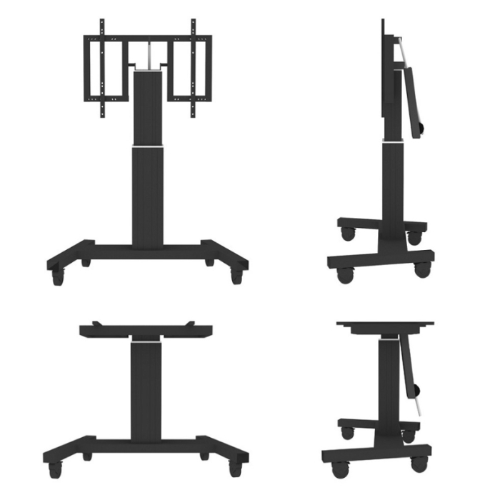 Neomounts by NewStar Motorised Mobile Floor Stand (90° tilt) - VESA 200x200 up to 800x600 (тъмнейл - 1)