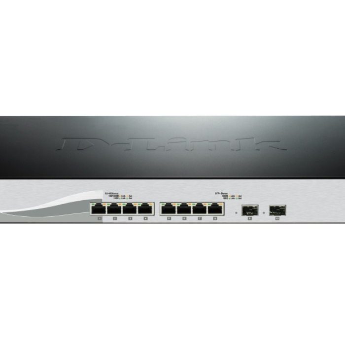 D-Link 10 Port switch including 8x10G ports & 2xSFP