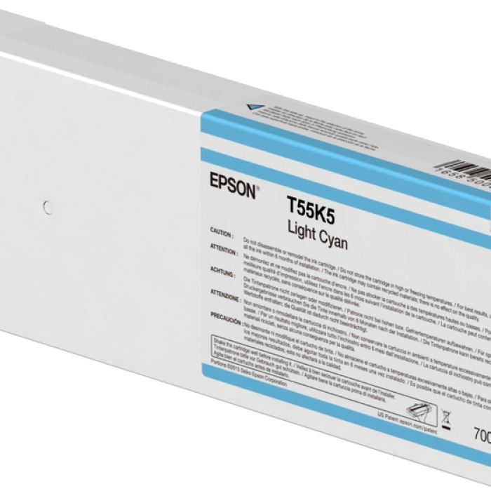 Epson Singlepack Light Cyan T55K500 UltraChrome HDX/HD 700ml на супер цена