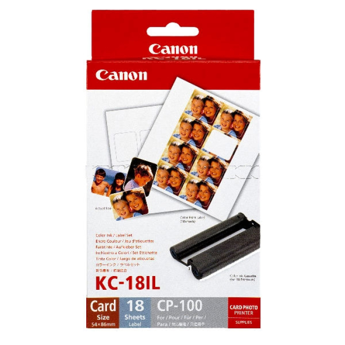 Canon Color Ink/Label set KC-18IL на супер цена