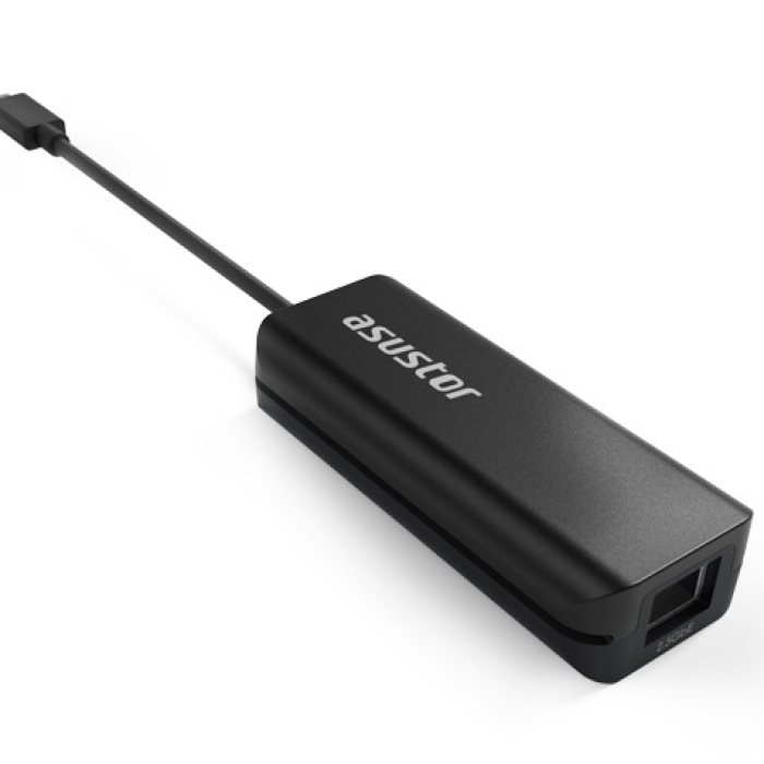 Asustor AS-U2.5G, USB3.2 Gen 1 type-c to 2.5GBASE-T Adapter / FG на супер цена