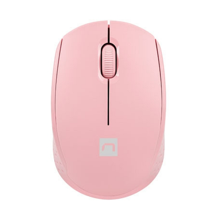 Natec Mouse Stork Wireless 1600DPI Optical, Pink+Natec Mouse Pad Photo Italy 220 x 180 mm на супер цена