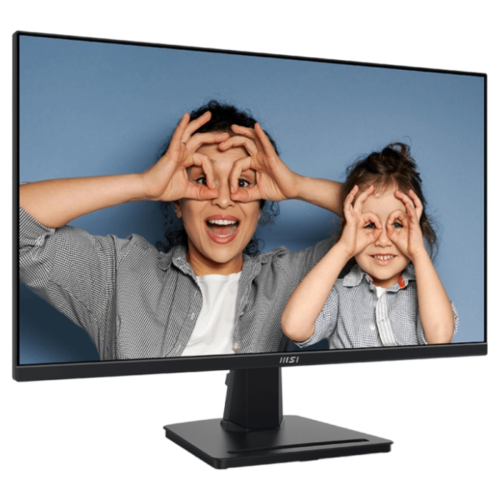 MSI PRO MP275, 27", IPS, 100Hz, 1920x1080 FHD, 1ms MPRT, 4ms GTG, 300 cd/m2, 93% (CIE 1976), Anti-glare, EyesErgo, MSI EYE CARE, DISPLAY KIT APP, 1x HDMI, 1x D-Sub (VGA), Speakers 2x 2W, Tilt, 1x Line-in, 1x Headphone-out, VESA 100, 9S6-3PC3CM-002 (тъмнейл - 1)