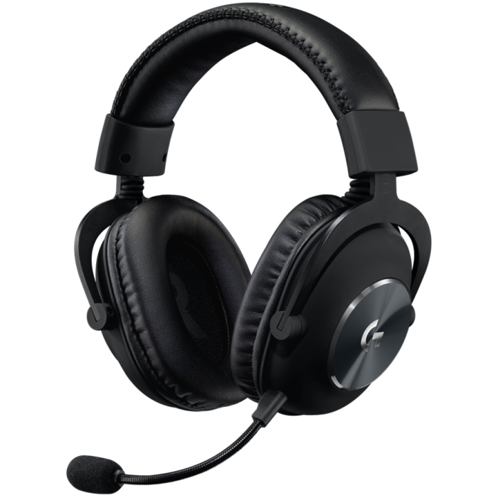 Logitech PRO X Wireless Headset, Lightspeed Wireless, PRO-G 50 mm Drivers, 7.1 DTS Headphone:X 2.0 Surround, Leather/Mesh Memory Foam Ear Cushions, Blue Voice Microphone, Black на супер цена