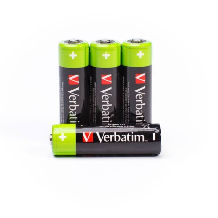 Verbatim RECHARGEABLE BATTERY AA 4 PACK / HR6 (тъмнейл - 2)