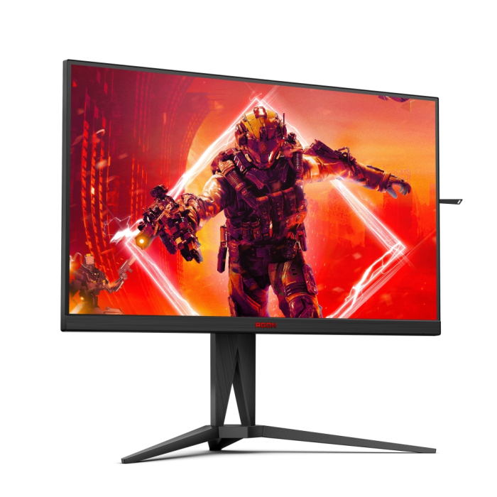 AOC AG275QXN/EU, 27" VA WLED, 2560x1440@165Hz, 1ms GtG, 1ms MPRT, 400cd m/2, 3000:1, 80M:1 DCR, AdaptiveSync, FlickerFree, Low Blue Light, Tilt, Height Adjust, Pivot, Swivel, 2xHDMI, DP, USB hub (тъмнейл - 2)