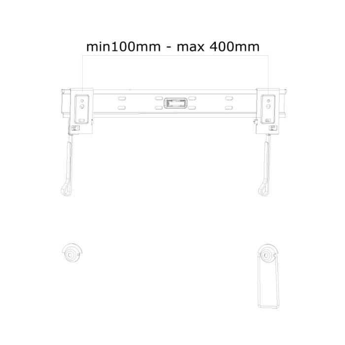 Neomounts by NewStar Flat Screen Wall Mount (fixed, ultrathin) (тъмнейл - 2)