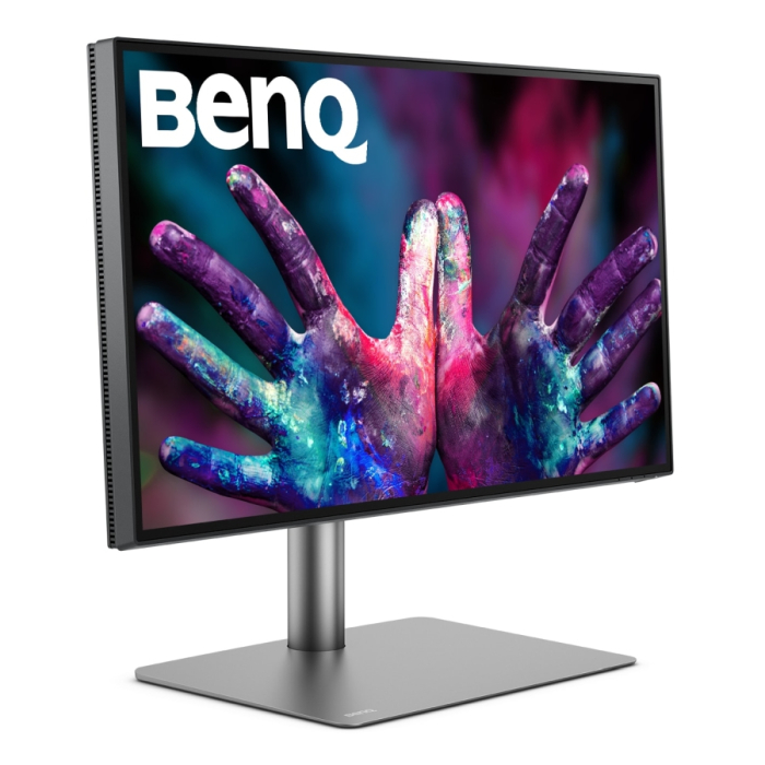 BenQ PD2725U 27" IPS LED 5ms 3840x2160 4K UHD, DesignVue Thunderbolt Mon, AQCOL., 100% sRGB, HDR400, B.I., LBL,KVM Sw, ICCsync, CAD/CAM, DualView, Contr.1200:1, 400 cd/m2, 2xHDMI, DP, Thb 3(PD65W, DP alt), USB3.1 Hub, Sp.2x2.5W, HAdj., Swivel, Tilt, (тъмнейл - 3)