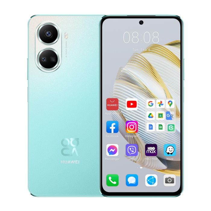 Huawei Nova 10 SE Green, BNE-LX1, 6.67", 2400x1080, Qualcomm Snapdragon 680 4G, 8GB, 128GB, Camera 108+8+2MP/ Front 16MP, 4500mAh, FPT, BT 5.0, USB Type-C 2.0, HMS, EMUI 12