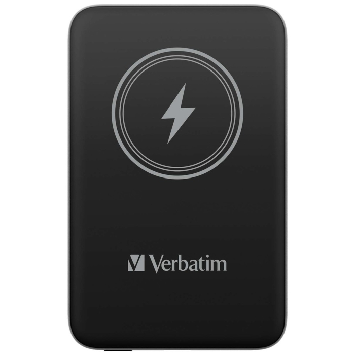 Verbatim MCP-10BK Power Pack 10000 mAh with UBS-C® PD 20W / Magnetic Wireless Charging 15W Black на супер цена