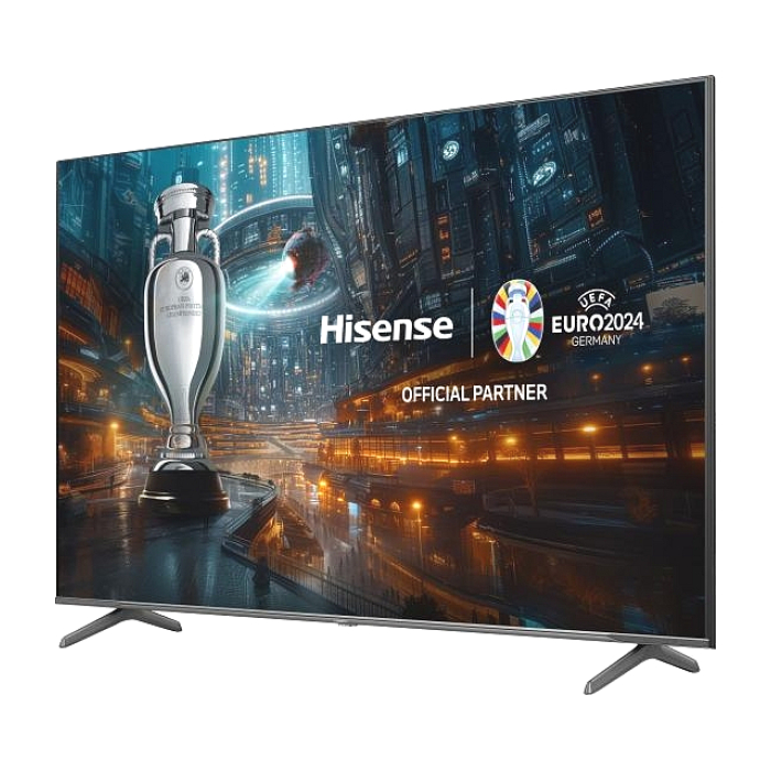 Hisense 65" E7NQ Pro, 4K Ultra HD 3840x2160, QLED, Quantum Dot, 144Hz, HDR 10+ adaptive, HLG, Dolby Vision, DTS Virtual X, Smart TV, WiFi 5GHz, WiFi Direct, BT, Anyview Cast, 3xHDMI, 2xUSB, LAN, CI+, DVB-T2/C/S2, Black (тъмнейл - 1)