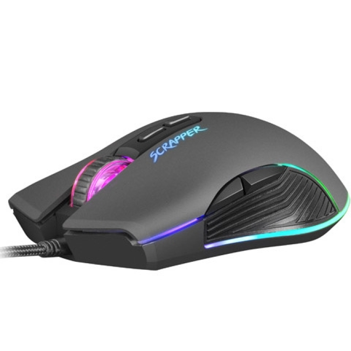 Fury Gaming Mouse Scrapper 6400DPI Optical With Software RGB Backlight (тъмнейл - 2)