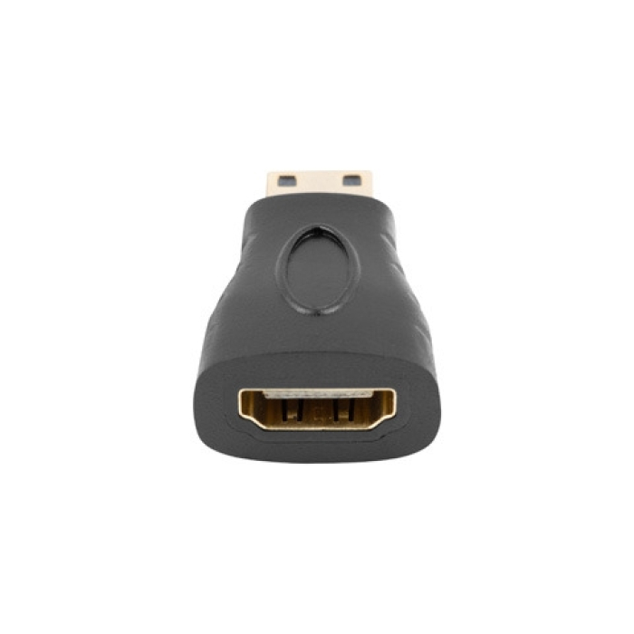 Lanberg adapter HDMI (f) -> HDMI mini (m), black (тъмнейл - 1)