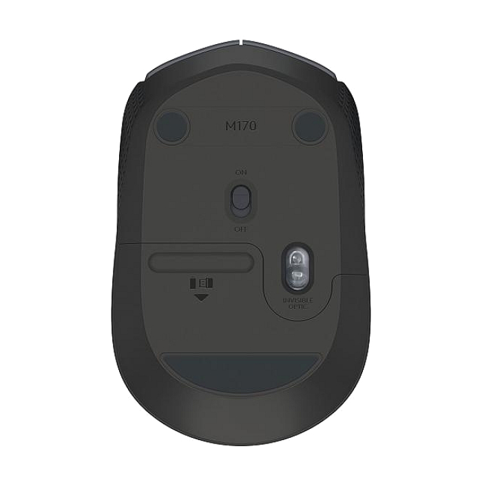 Logitech Wireless Mouse M170 Grey (тъмнейл - 3)