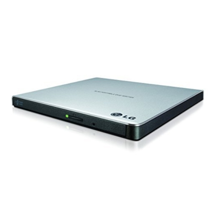 Hitachi-LG GP57ES40 Ultra Slim External DVD-RW, Super Multi, Double Layer, TV connectivity, Silver на супер цена