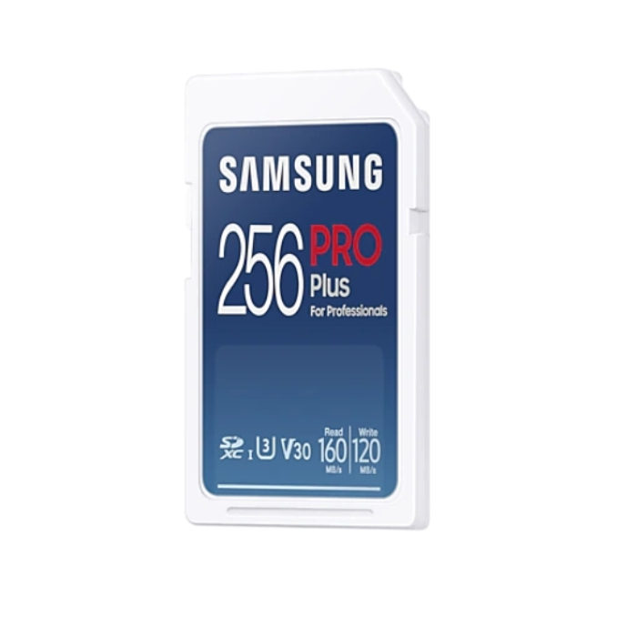 Samsung 256GB SD Card PRO Plus, Class10, Read 160MB/s - Write 120MB/s (тъмнейл - 2)