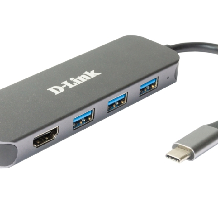 D-Link 5-in-1 USB-C Hub with HDMI/Power Delivery на супер цена