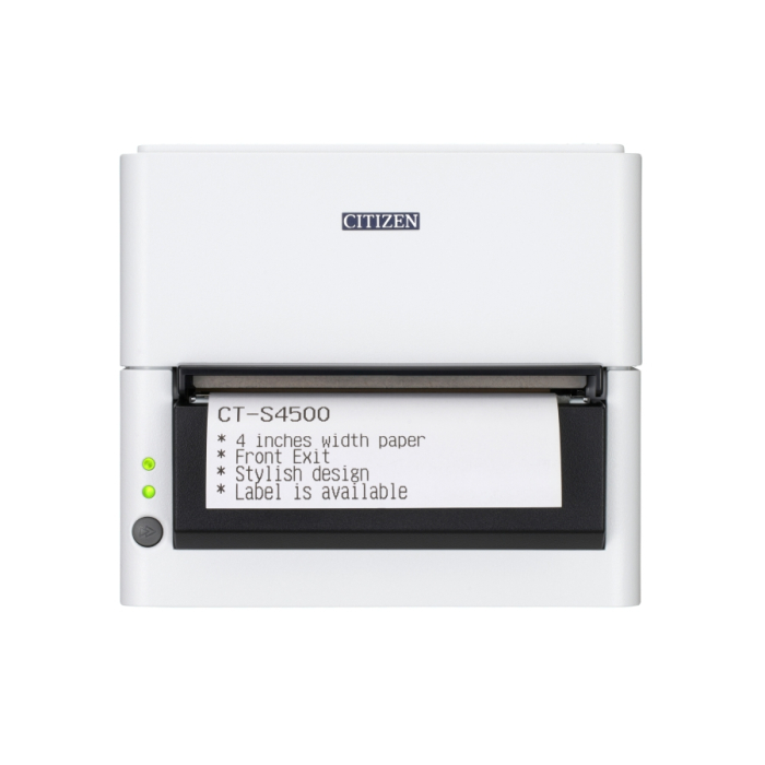 Citizen CT-S4500 Printer; Bluetooth, USB, White Case на супер цена