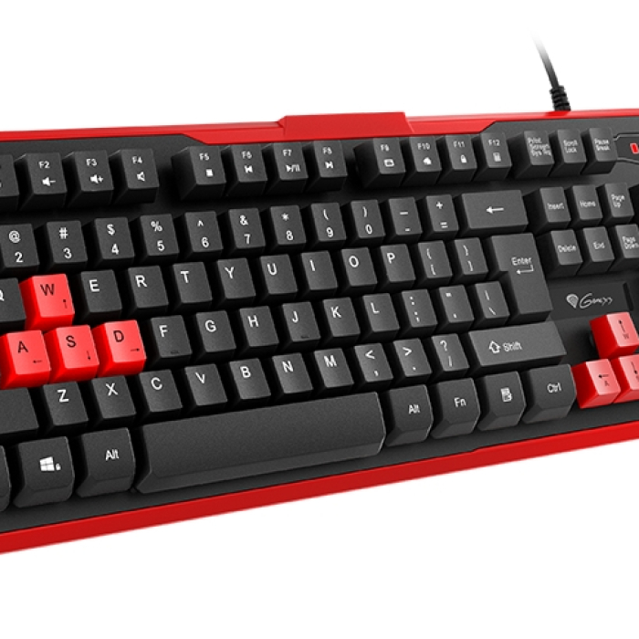 Genesis Gaming Keyboard Rhod 110 Red Us Layout (тъмнейл - 2)