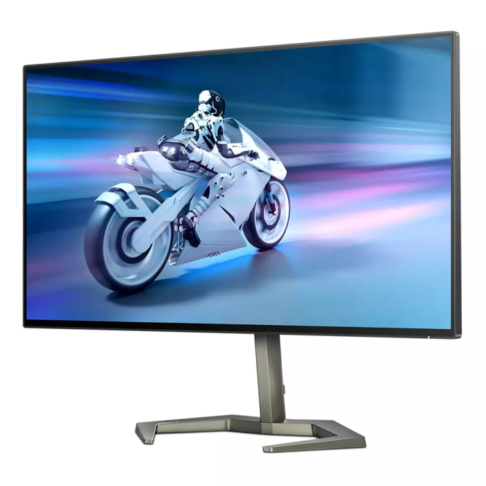 Philips 27M1F5500P, 27" NanoIPS WLED, 2560x1440@240Hz, 1ms GtG, 450 cd/m2, 1000:1, Mega Infinity DCR, Adaptive Sync, FlickerFree, Low Blue Mode, Tilt, Height Adjust, Pivot, Swivel, 2xHDMI, 2xDP, USB hub (тъмнейл - 2)