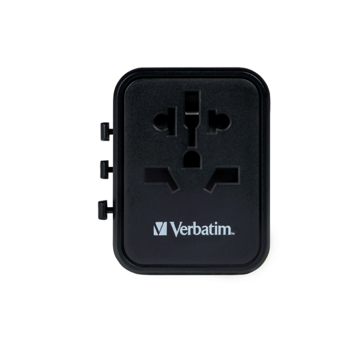 Verbatim UTA-01 Universal Travel Adapter with 2 x USB-A ports (тъмнейл - 2)