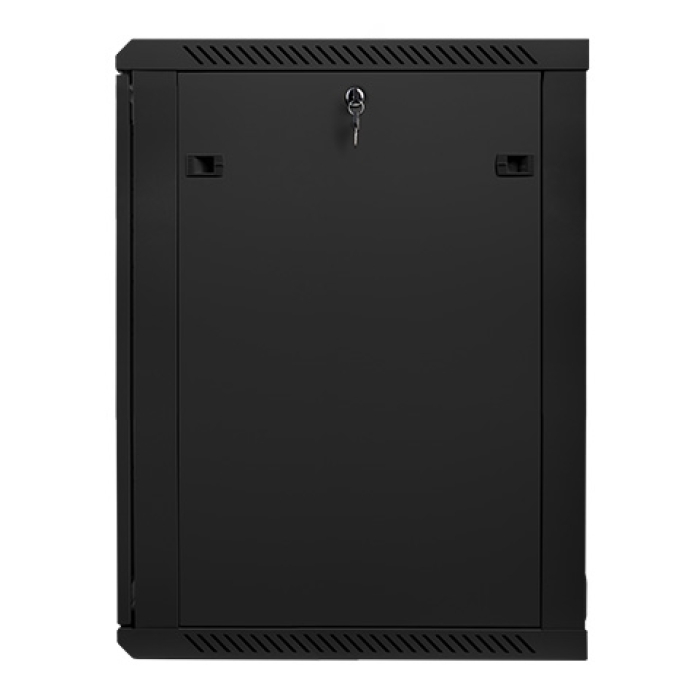 Lanberg rack cabinet 19” wall-mount 18U / 600x600 for self-assembly (flat pack), black (тъмнейл - 4)