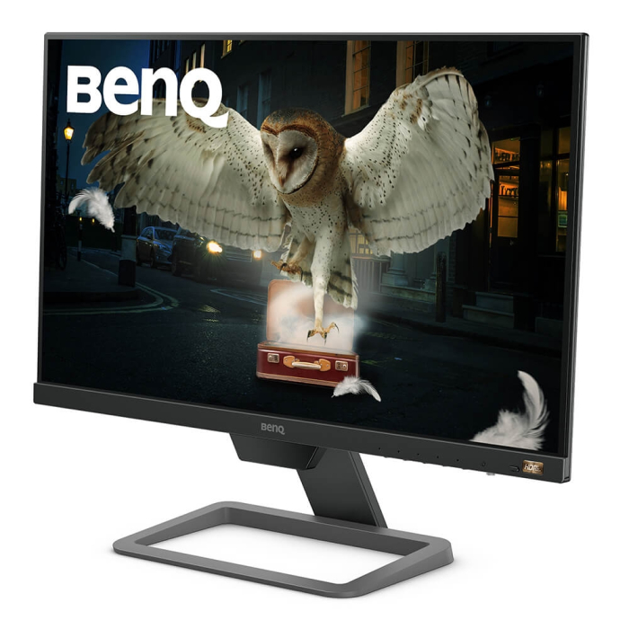 BenQ EW2480, 23.8" IPS, HDRi, 5ms, 1920x1080 FHD, FreeSync, Super Resolution, Smart focus, Flicker-free, B.I.+, LBL, ePaper mode, Eye Reminder, 1000:1, DCR 20M:1, 8bit, 250 cd/m, HDMI (v2.0) x3, Speakers 2.5W x2, Tilt, Vesa 100x100, Bezel-less, Black (тъмнейл - 1)