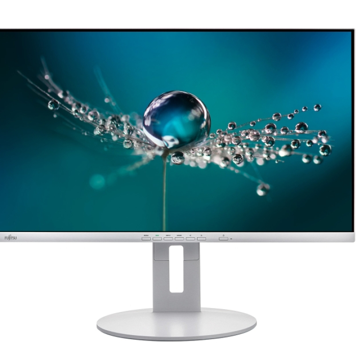 Fujitsu DISPLAY B27-9 TE QHD 27" UWide, LED, Business Line, IPS, 5ms, 1000:1, 350 cd/m2, 2560x1440 2K, 100% sRGB, 1xHDMI, 1xDP 1.2, 1x DualLink DVI, USB, 6-in-1 stand, Sp.2x2W, HAdj.150mm, Rotation 90°,Tilt angle -5°/+35°, Swivel angle 345°, Marble g (тъмнейл - 1)