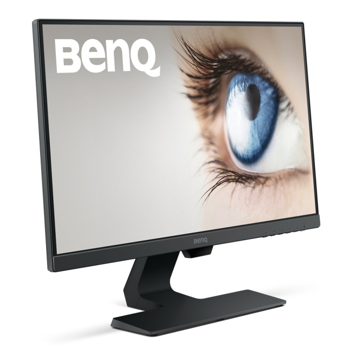 BenQ GW2480L, 23.8" IPS, 5ms, 1920x1080 FHD, Stylish Eye Care Monitor, Flicker-free, LBL, Brightness Intelligence (B.I.), 1000:1, 20M:1 DCR, 8 bit, 250cd/m2, VGA, HDMI, DP, Speakers, Headphone jack, Line In, Tilt, Vesa, ES7.0, Ultra Slim Bezel, Black (тъмнейл - 1)