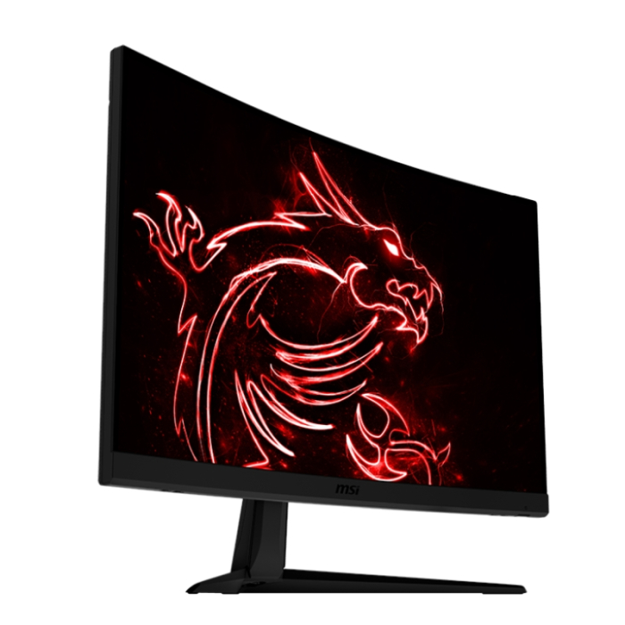 MSI G27C5 E2, 170Hz, 1ms, VA, 1920x1080 FHD, Curve 1500R, Adaptive sync, Anti-Flicker, Less Blue Light, True colors, Anti-Glare, Frameless, 250 cd/m, Contrast 3000:1, DCR 100M:1, 1xDP, 2xHDMI, 1xEarphone out, VESA, Tilt, 36M, 9S6-3CA91T-068 (тъмнейл - 1)