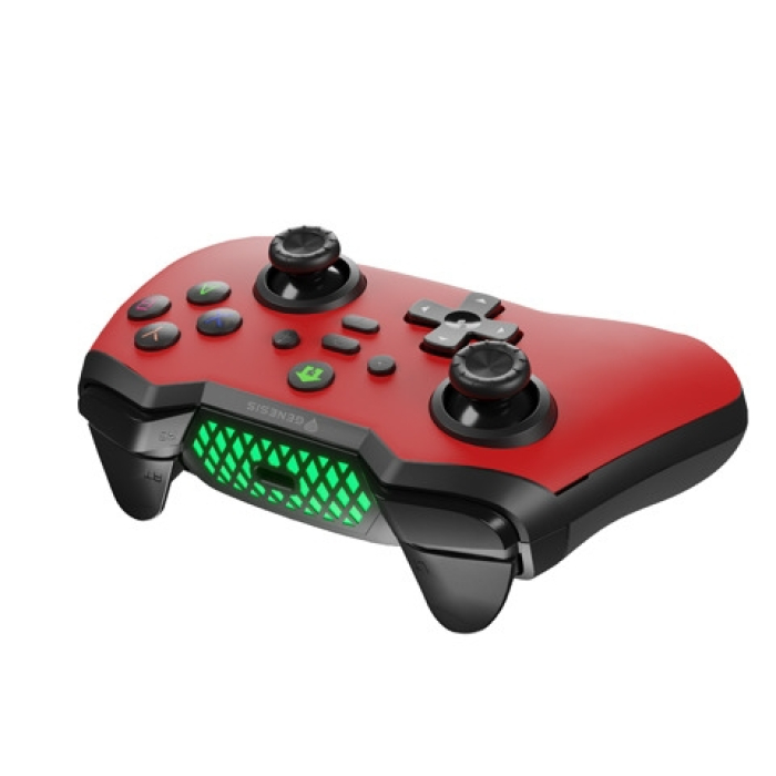 Genesis Gamepad Mangan 400 Wireless (for PC/SWITCH/MOBILE) Red (тъмнейл - 3)