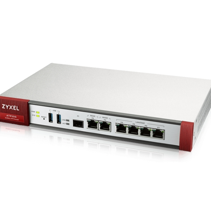 ZyXEL ATP 10/100/1000, 2*WAN, 4*LAN/DMZ ports, 1*SFP, 2*USB with 1 Yr Bundle на супер цена