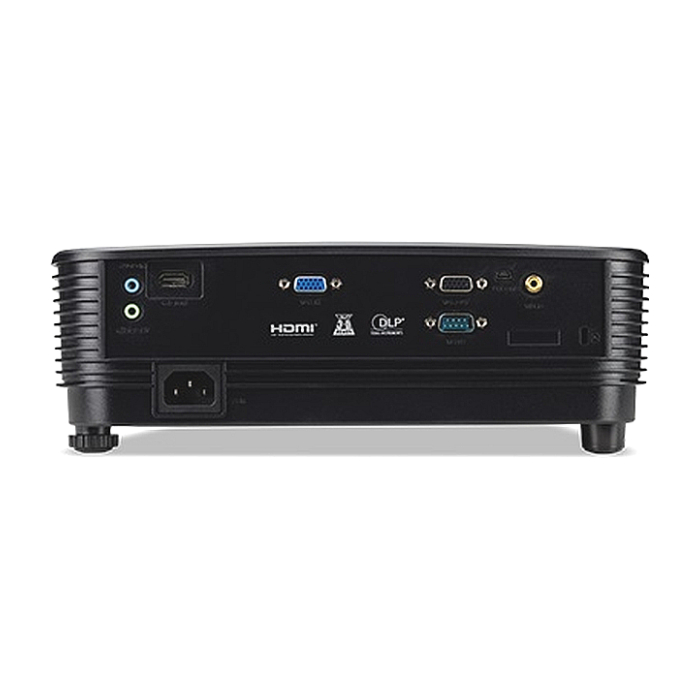 Acer Projector X1123HP, DLP, SVGA (800x600), 4000 ANSI Lumens, 20000:1, 3D, HDMI, VGA, RCA, Audio in, Audio out, VGA out, Speaker 3W, Bluelight Shield, LumiSense, 3D, 2.4kg, Lamp life up to 15000 hours, Black (тъмнейл - 2)