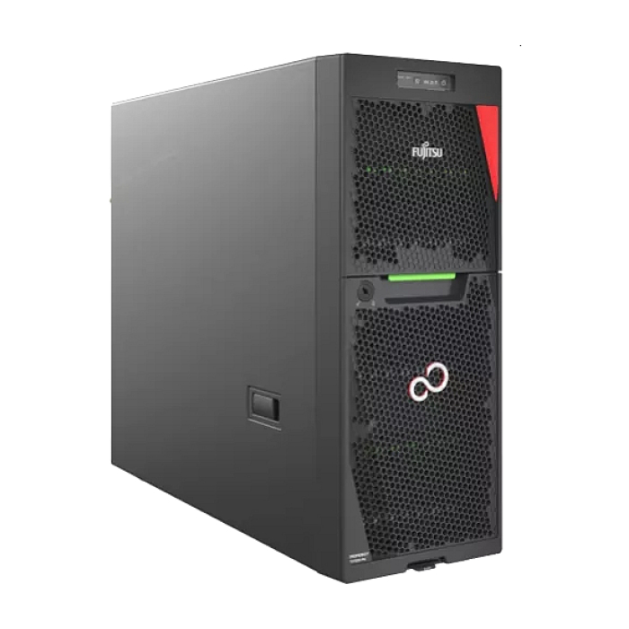 Fujitsu PRIMERGY TX1330 M6, Intel Xeon E-2488 8C/16T 3.20 GHz, 1x32GB 2Rx8 DDR5-4800 U ECC, NO HDD, 1xBasic 2.5"Kit (8x), RAID 0/1/10, 2x1GB(RJ45), ErP Lot9 conf.for 8x HDDs, iRMCS6 eLCM Lic., No PC, 2x M2 slots, TPM 2.0 V2, PSU 500W HP, 5 Years Warr (тъмнейл - 1)