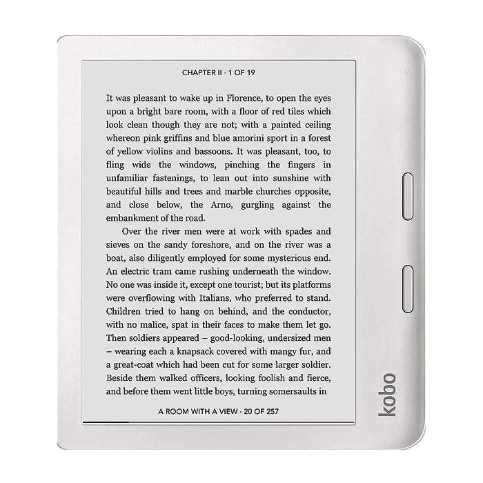 Kobo Libra Colour e-Book Reader, E Ink Kaleido touchscreen 7 inch, 1680 x 1264, 32 GB, 2 GHz, Greutate 0.215 kg, Wireless Da, Comfort Light PRO, IPX8 - up to 60 mins in 2 metres of water, 15 file formats supported natively, White на супер цена