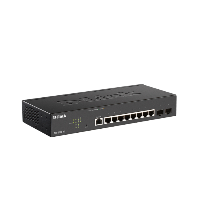 D-Link 8-port Gigabit Managed Switch incl. 2 x SFP (тъмнейл - 1)