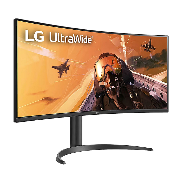 LG 34WP75CP-B, 34" 21:9 UltraWide Curved QHD (3440x1440) VA, HDR 10, 160Hz, AMD FreeSync, 1ms MBR, 300 cd/m2, 3000:1, sRGB 99%, USB, HDMI, USB type-C, DisplayPort, Speakers 7W x 2, Height Adjustable, Tilt, Black (тъмнейл - 3)