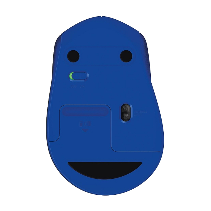 Logitech Wireless Mouse M330 Silent Plus, blue (тъмнейл - 3)