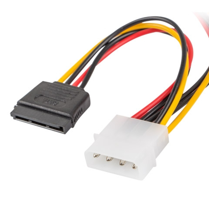 Lanberg molex (m) -> 2x SATA (f), cable 15cm на супер цена