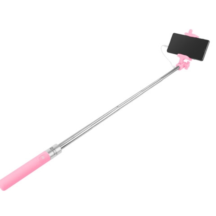 Natec Selfie Stick Extreme Media SF-20W Wired Pink (тъмнейл - 4)