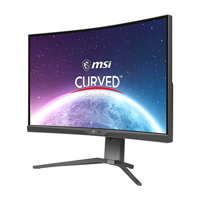 MSI MAG 275CQRXF, 27", Rapid VA, 240Hz, 1ms, WQHD 2560x1440, FreeSync Premium, Curved, HDR 400, ClearMR 7000, APP, KVM, Mystic Light, Console Mode, 300 nits, 2500:1, 100M:1, 1x DP(1.4a), 2x HDMI (2.0b), 1x Type-C (DP alt.), Heigh Adj. 130mm, Tilt (тъмнейл - 1)