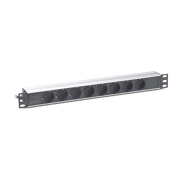 Formrack 19" 8 way power outlet strip (Schuko) Aluminium 1U на супер цена