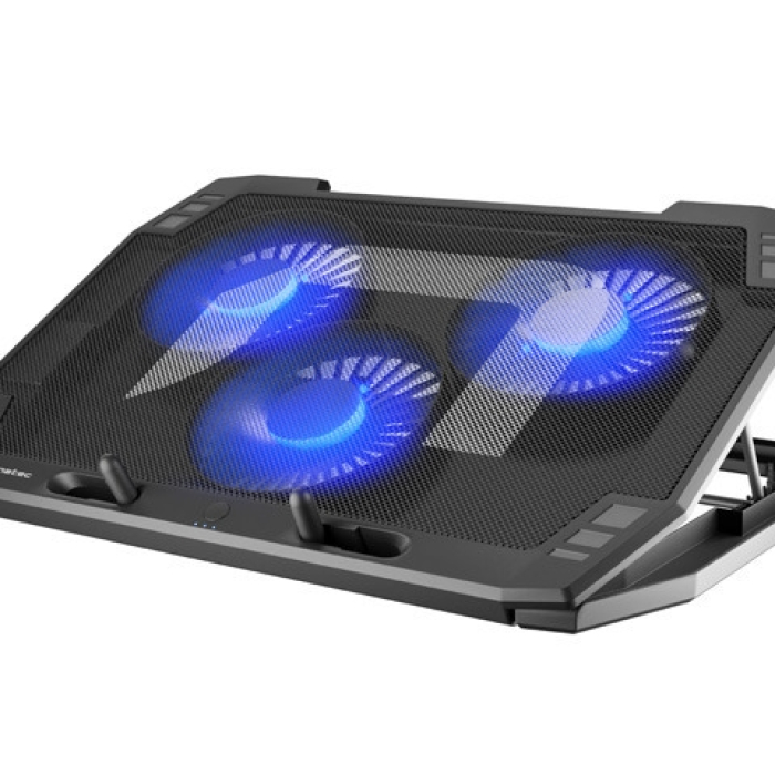 Natec Laptop Cooling Pad Oriole 15.6-17.3" 3 Fans, Led Light, 2 USB на супер цена