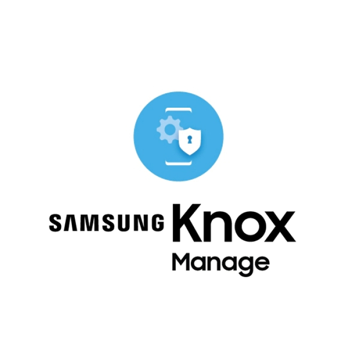 Samsung Knox Manage, Android, iOS, Windows 10, Device Location Tracking, Restrict Apps, Event-Based Management, 1 Month