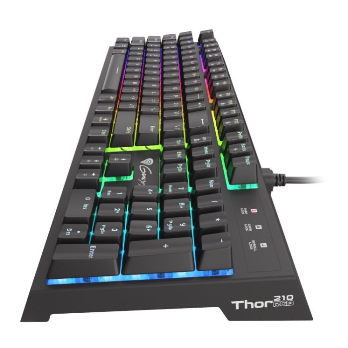 Genesis Hybrid Switch Gaming Keyboard Thor 210 RGB US Layout Backlight (тъмнейл - 2)