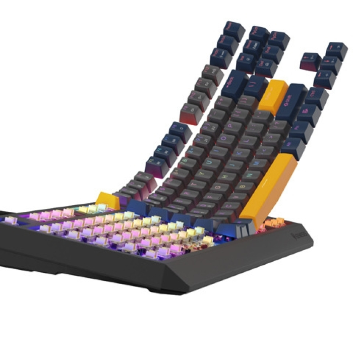 Genesis Gaming Keyboard Thor 230 TKL Naval Blue Negative US RGB Mechanical Outemu Panda (тъмнейл - 4)