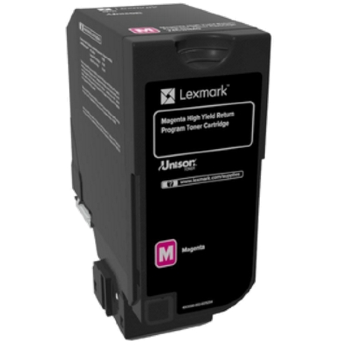 Lexmark 74C2HM0 CS725 Magenta Return Programme 12K Toner Cartridge на супер цена