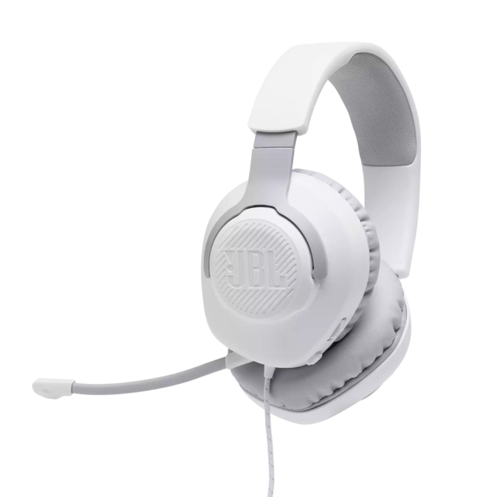 JBL QUANTUM 100 WHT Wired over-ear gaming headset with a detachable mic (тъмнейл - 3)